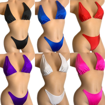 Destiny Clear String Thong Bikini