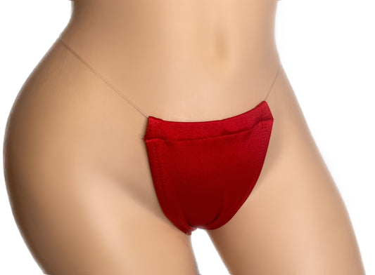 Stripper Clear String Thongs - Invisible Clear String Thongs