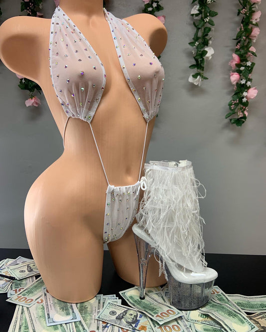 Sitting Pretty - See Through Mesh Slingshot - Attitude Behavior